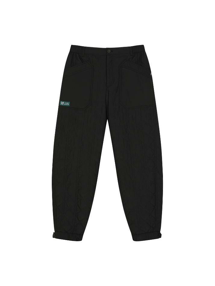 BB UTILITY MEN QUILTED BANDING PANTS_BLACK