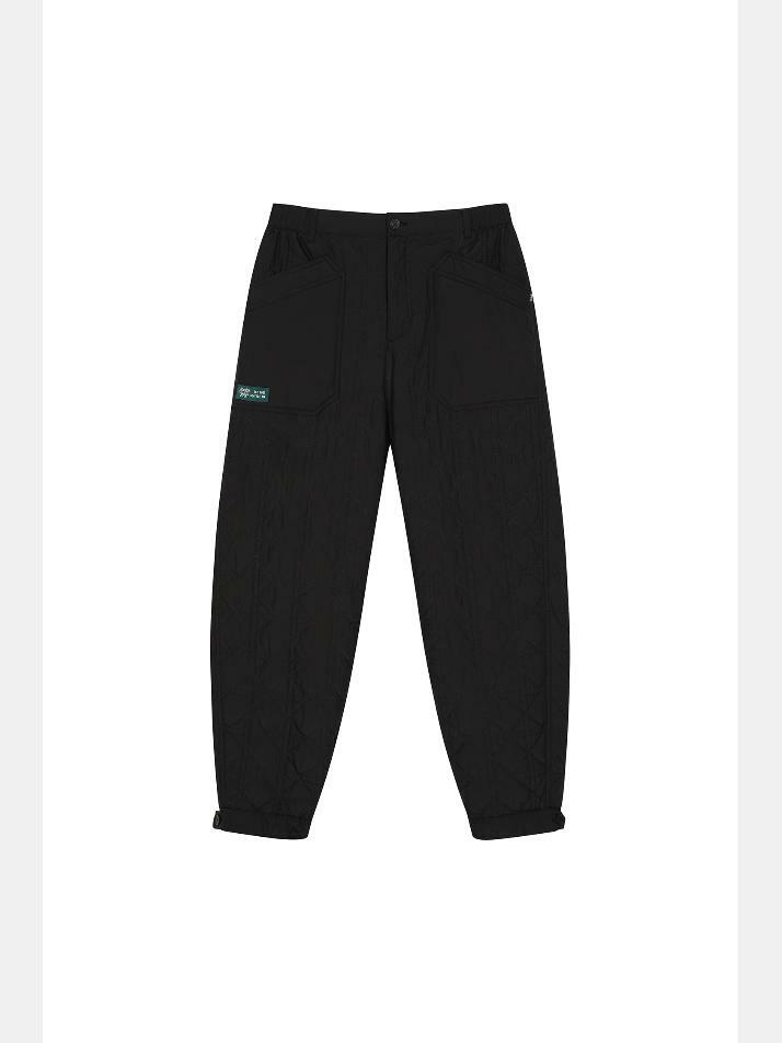 BB UTILITY MEN QUILTED BANDING PANTS_BLACK