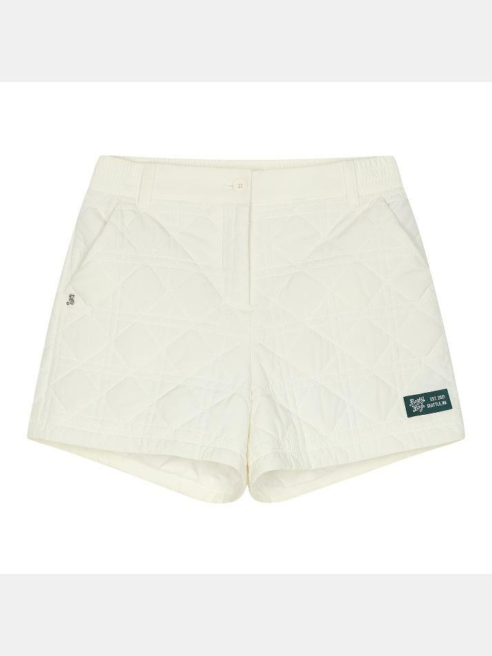 BB ACTIVE WOMEN QUILTED SHORT PANTS_IVORY