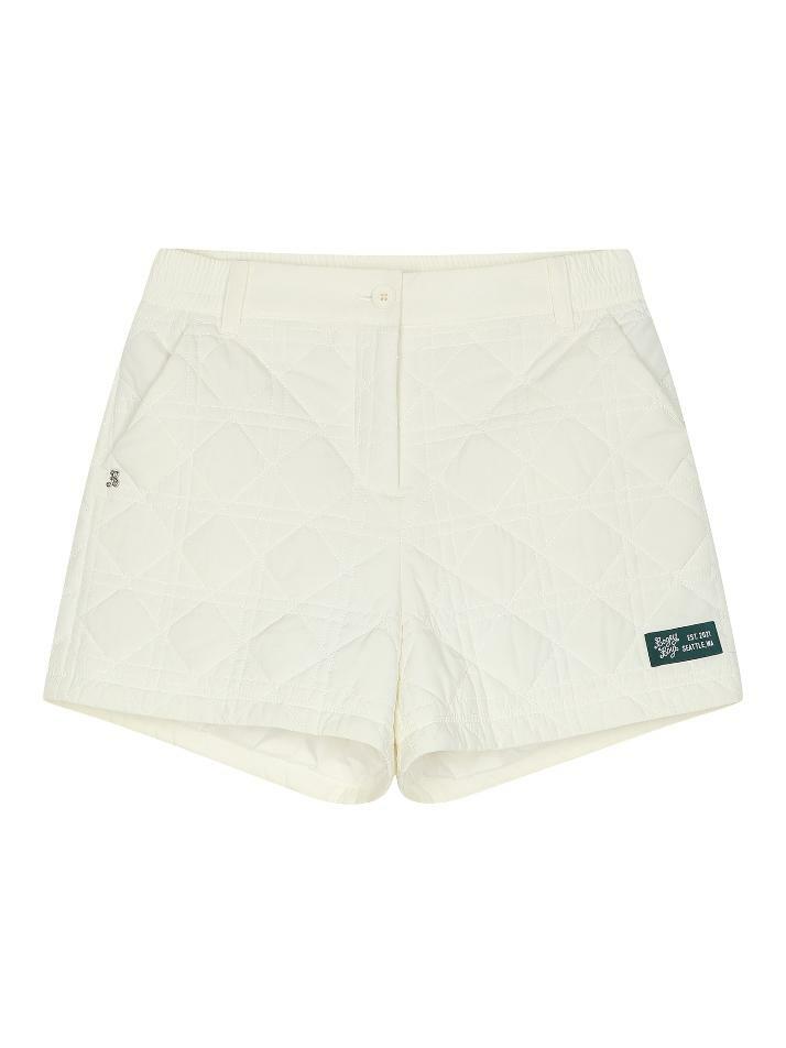 BB ACTIVE WOMEN QUILTED SHORT PANTS_IVORY