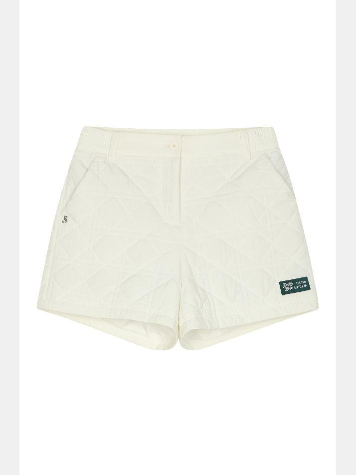 BB ACTIVE WOMEN QUILTED SHORT PANTS_IVORY