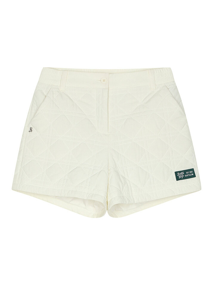 BB ACTIVE WOMEN QUILTED SHORT PANTS_IVORY