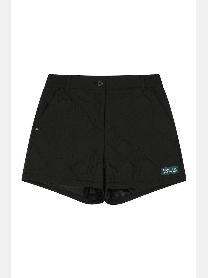 BB ACTIVE WOMEN QUILTED SHORT PANTS_BLACK