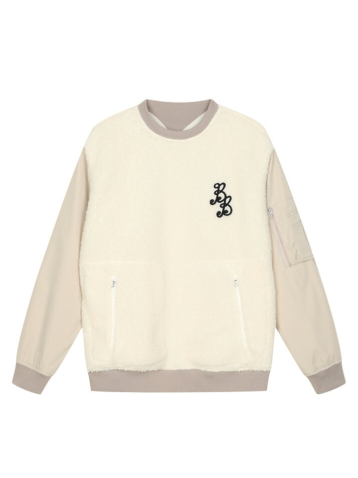 BB MA-1 UNISEX TEDDY SHIRT_IVORY