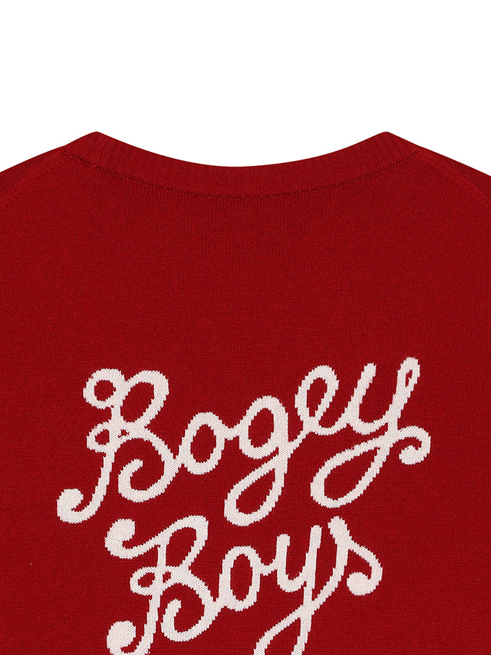 BB HERITAGE UNISEX CASHMERE KNIT_RED