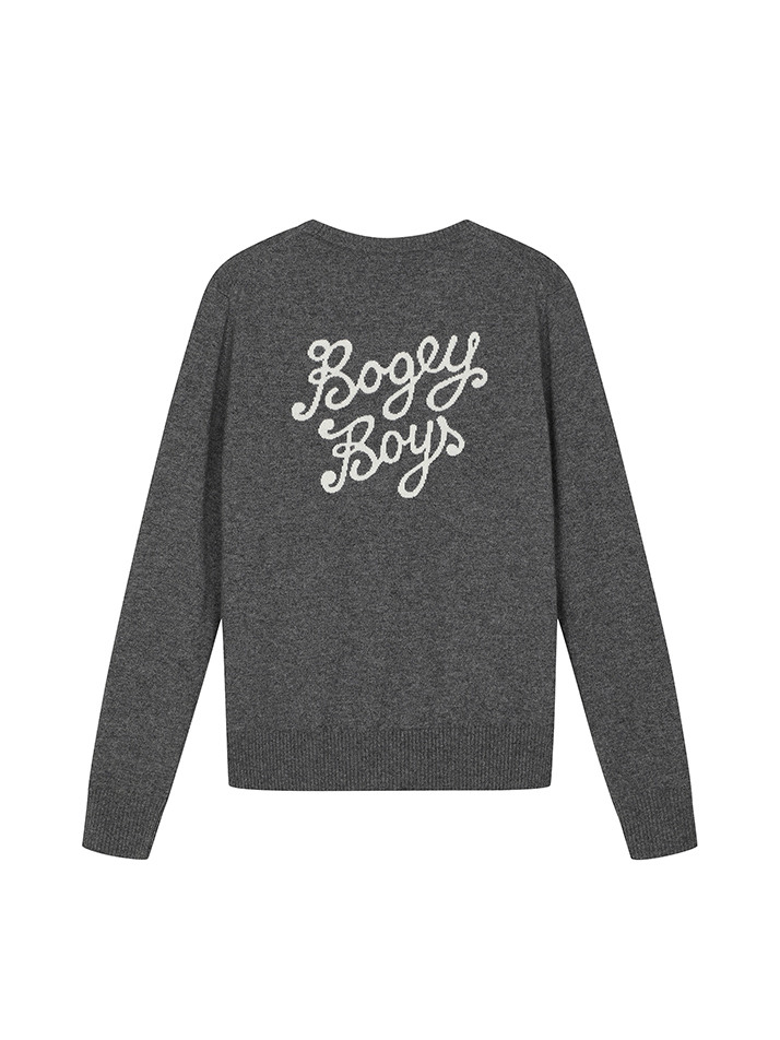 BB HERITAGE UNISEX CASHMERE KNIT_GREY