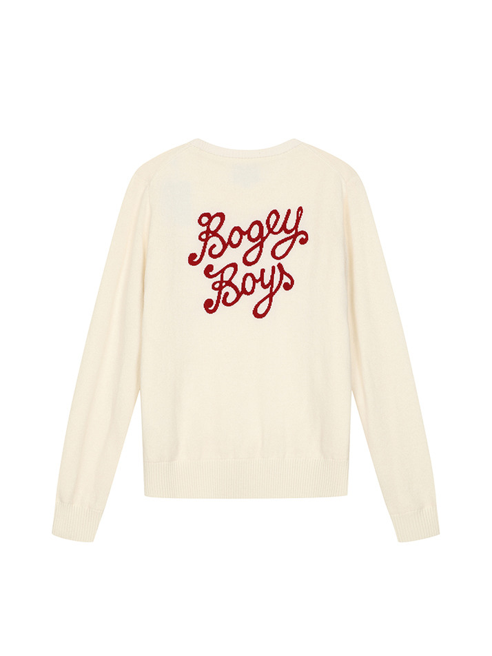 BB HERITAGE UNISEX CASHMERE KNIT_IVORY