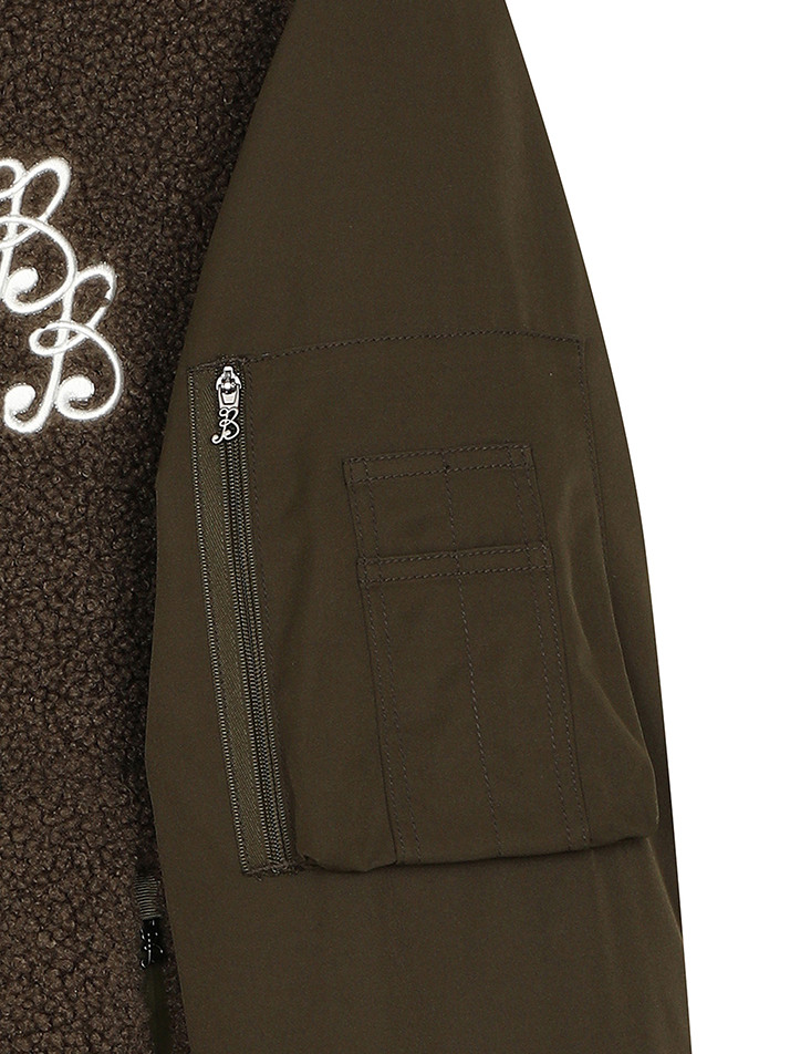BB MA-1 UNISEX TEDDY SHIRT_KHAKI
