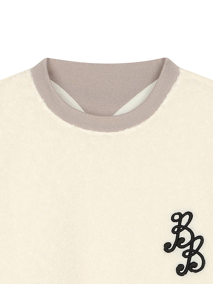 BB MA-1 UNISEX TEDDY SHIRT_IVORY