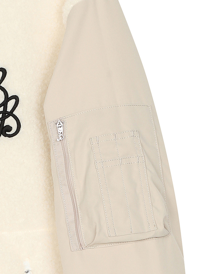 BB MA-1 UNISEX TEDDY SHIRT_IVORY