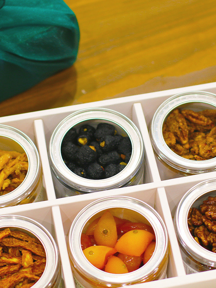 [달빛채운9-1] 호두 피칸 금귤 도라지 올리브 정과 상견례 명절선물 세트 캔시머 9구