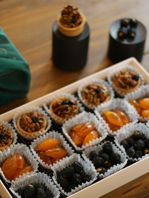 [달빛채운3-1] 금귤 도라지 호두 정과 수제 디저트 화과자 선물 세트 15구