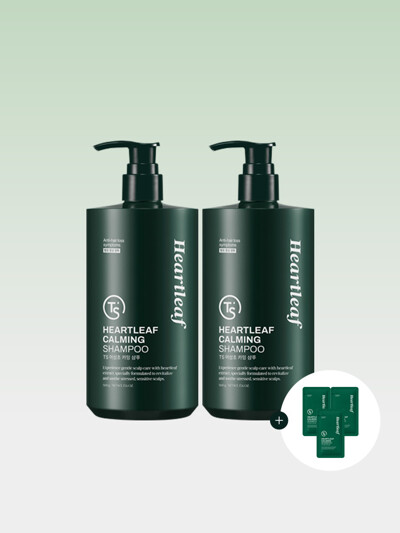 TS 어성초카밍 샴푸 500g*2개+어성초카밍샴푸 6g*3개