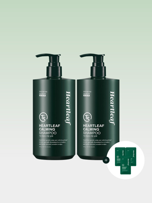 TS 어성초카밍 샴푸 500g*2개+어성초카밍샴푸 6g*3개