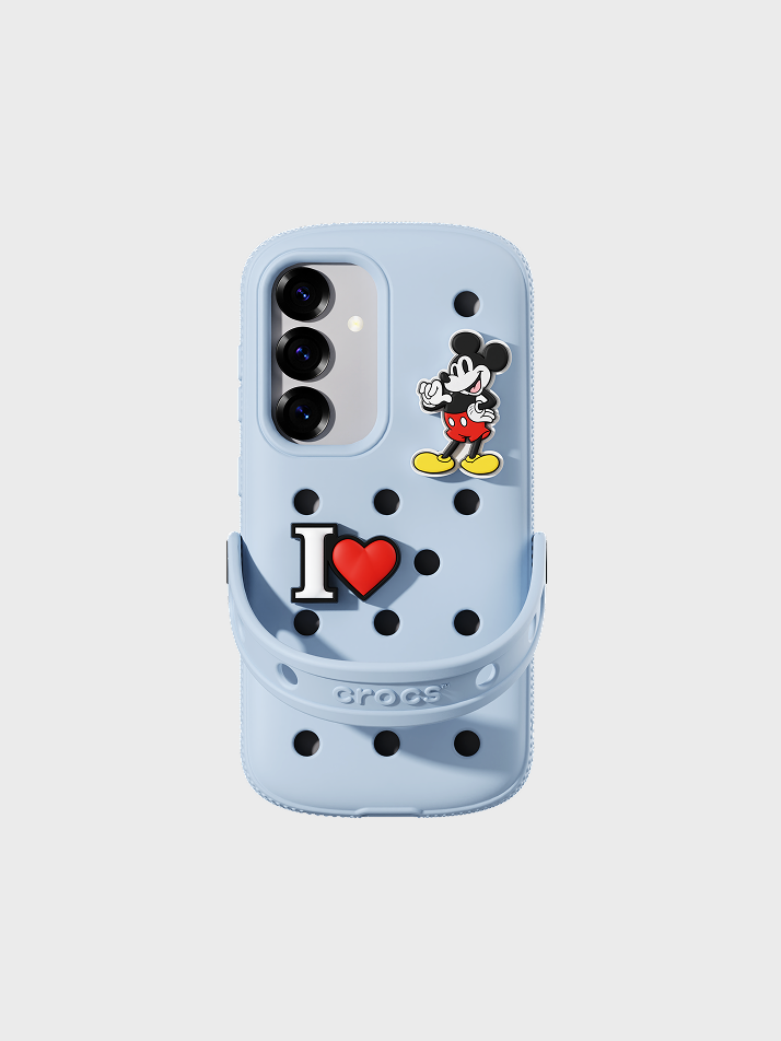 크록스 블루 칼사이트 케이스 for Galaxy S25 Series