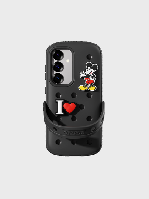 크록스 블랙 케이스 for Galaxy S25 Series