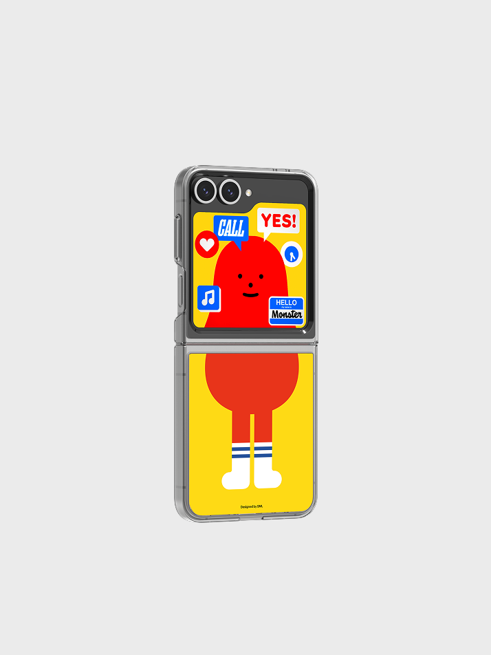 스티키몬스터랩 레드몬 플립수트 카드 for Galaxy Z Flip5, 6