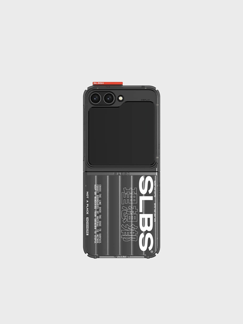 SLBS 이상향 태그 플랫 케이스 블랙 for Galaxy Z Flip5