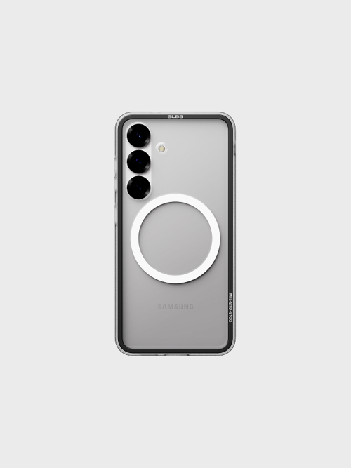 SLBS 블랙 임프레션 클리어 마그넷 케이스 for Galaxy S25 Series