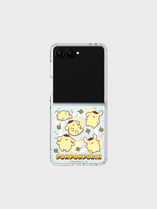 폼폼푸린 패턴 모노라인 마그넷 케이스 for Galaxy Z Flip7