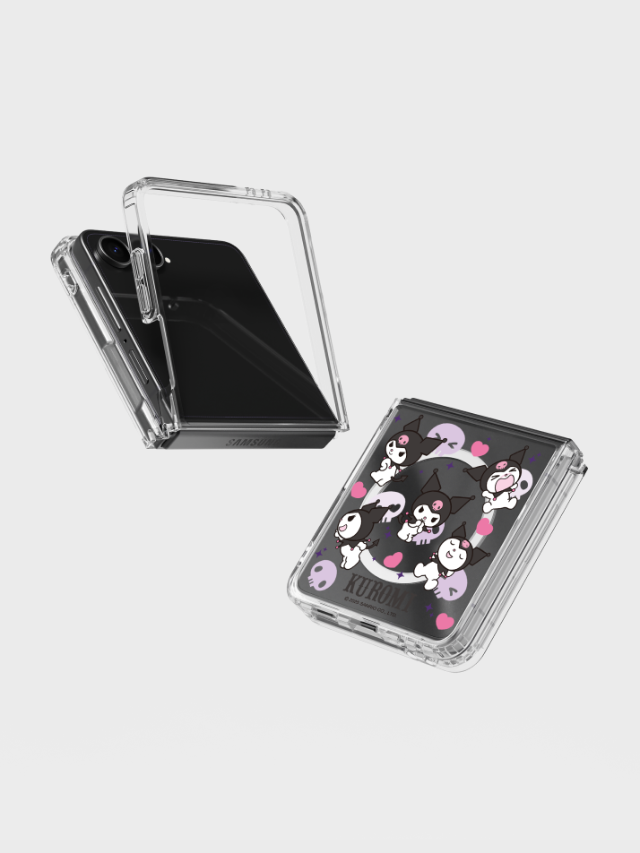 쿠로미 패턴 모노라인 마그넷 케이스 for Galaxy Z Flip7