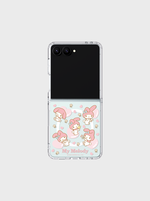 마이멜로디 패턴 모노라인 마그넷 케이스 for Galaxy Z Flip7