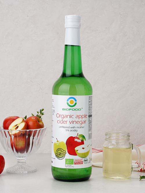 바이오푸드 유기농 사과식초 애플 사이다 비니거 700ml