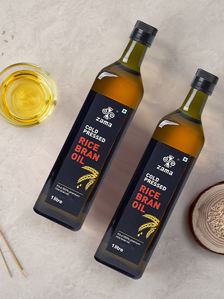 자마 냉압착 비정제 미강 현미유 1L