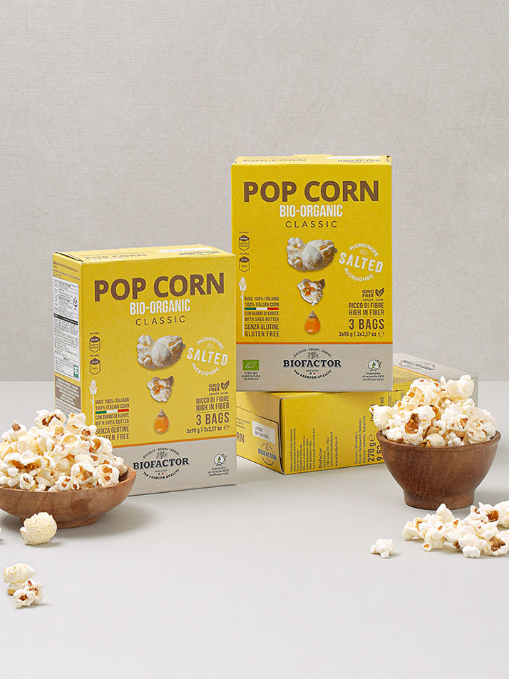 바이오팩터 유기농 팝콘 클래식 270g (90g x 3bag)
