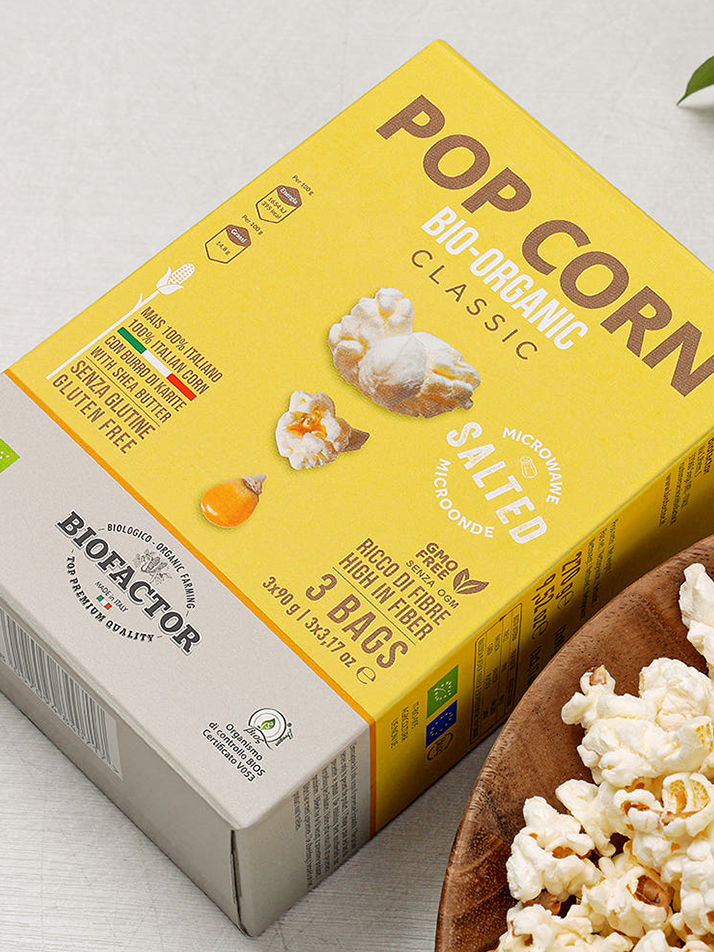 바이오팩터 유기농 팝콘 클래식 270g (90g x 3bag)