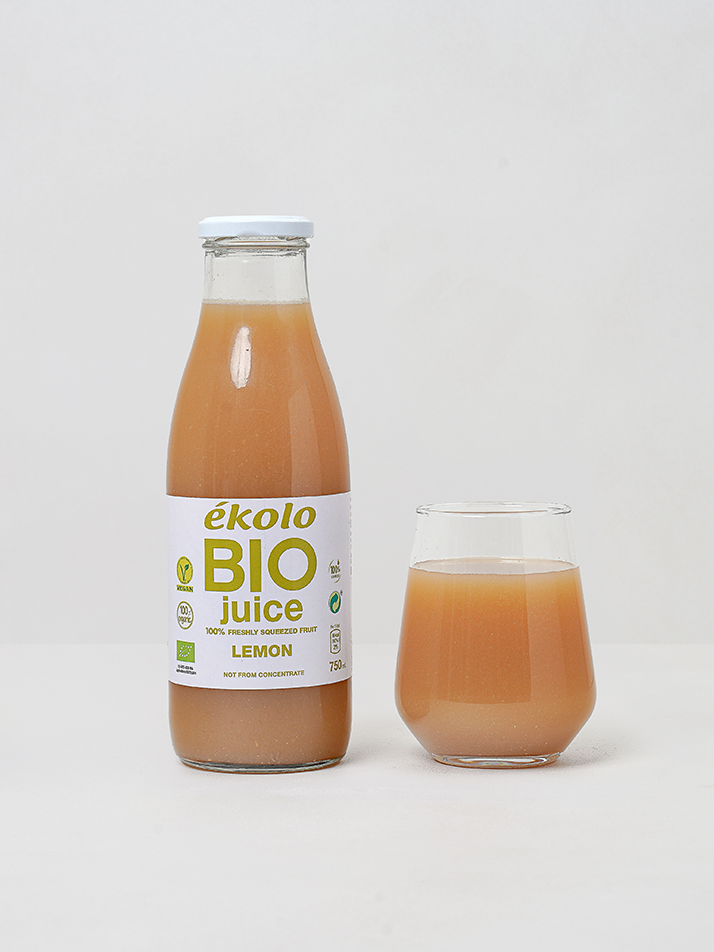 에콜로 유기농 NFC 레몬 착즙주스 750ml