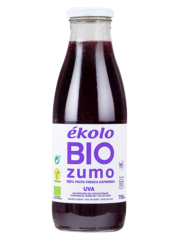 에콜로 유기농 포도 주스 100% 착즙 원액 포도즙 쥬스 750ML