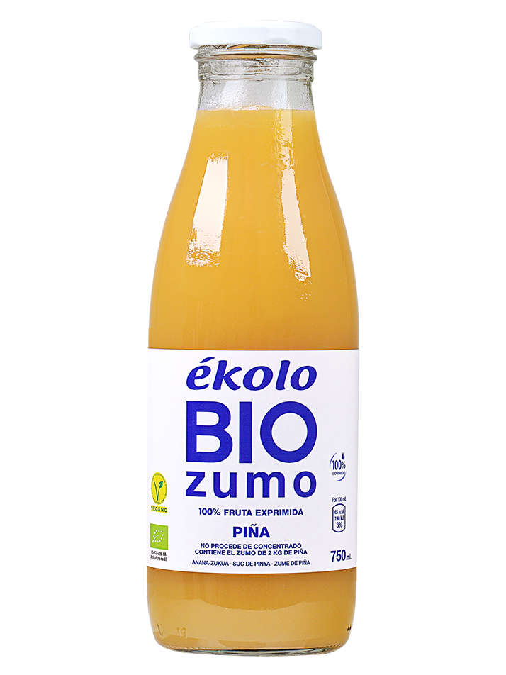 에콜로 유기농 100% 착즙 파인애플 주스 원액 파인애플즙 쥬스 750ML