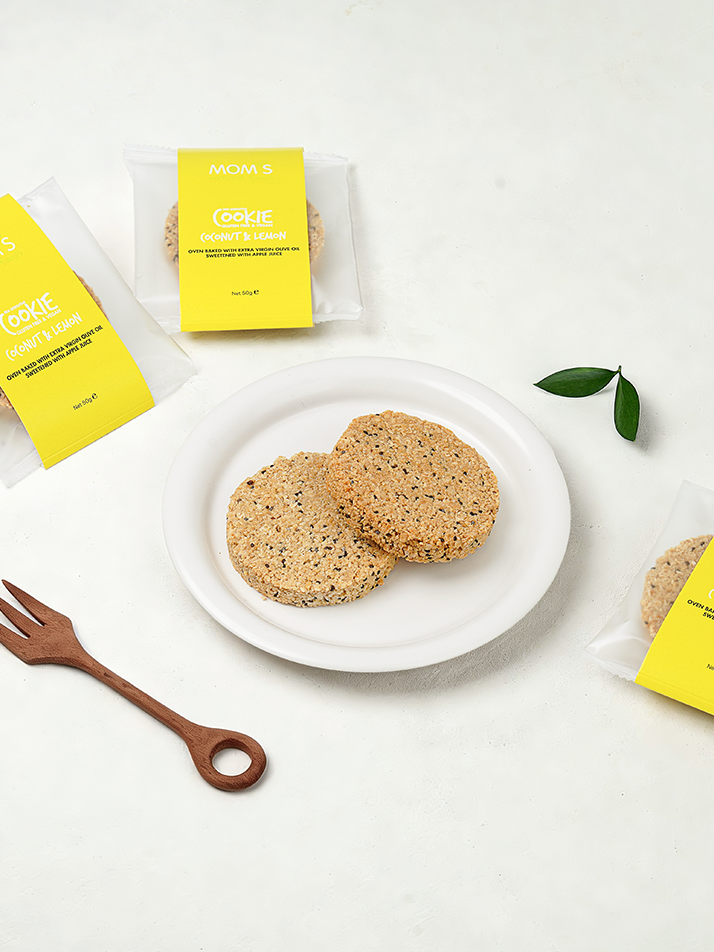 맘스내추럴 수제 쿠키 코코넛 레몬 50g