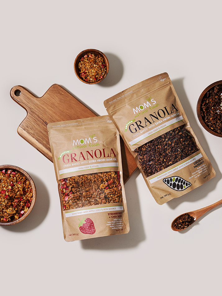 맘스내추럴 수제 그래놀라 스트로베리 치아씨드 360g