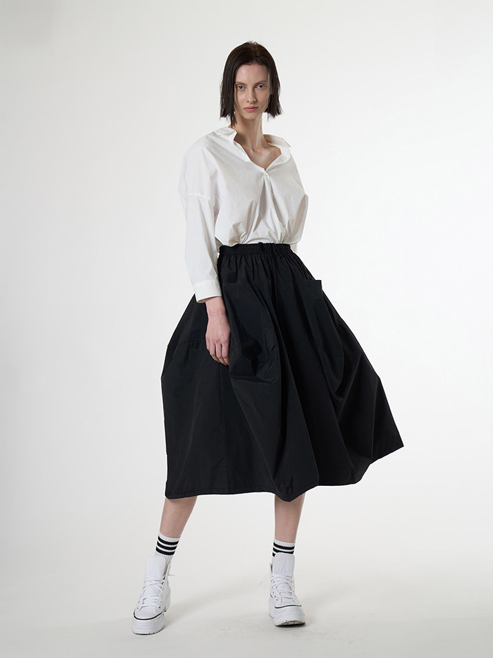 AW21PT01 애스 테크플레어 팬츠_블랙