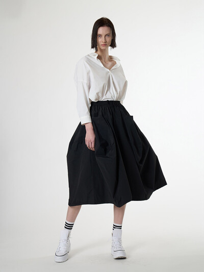 AW21PT01 애스 테크플레어 팬츠_블랙