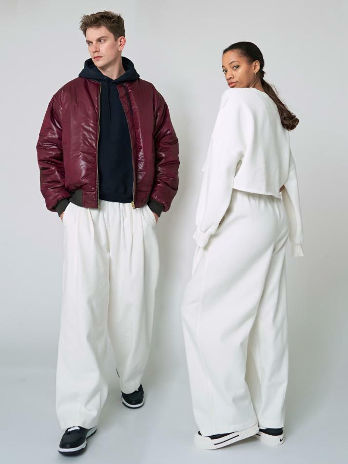 AU22PT08 슬렁 팬츠_아이보리