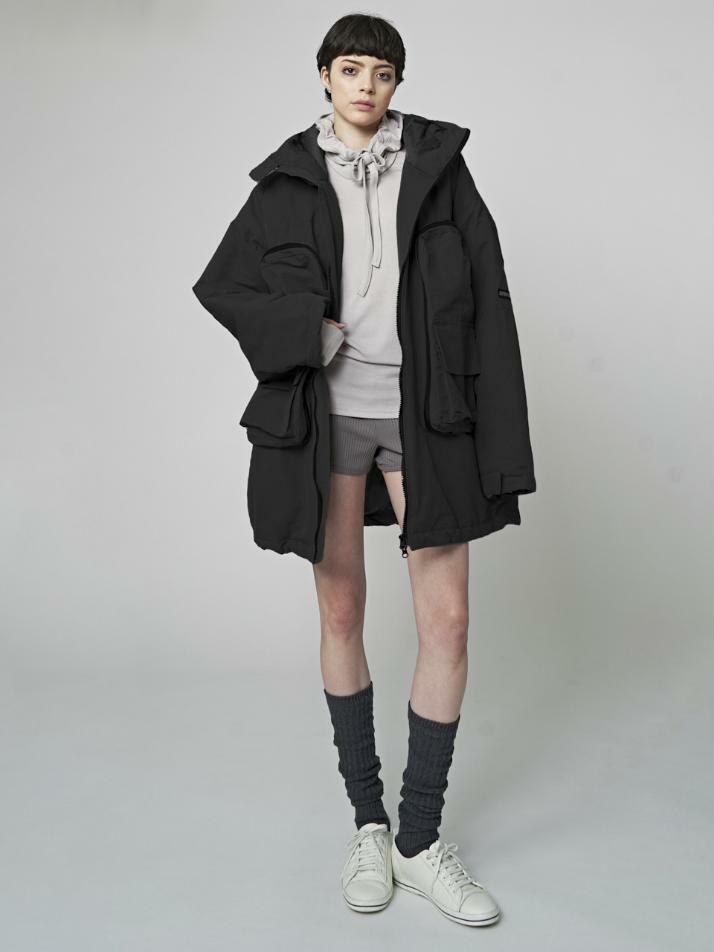 AU32JO07 애드 카고팩 점퍼_블랙