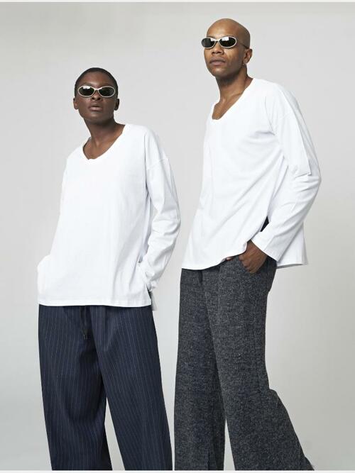 AU32TL02 루즈핏 레이어탑_화이트