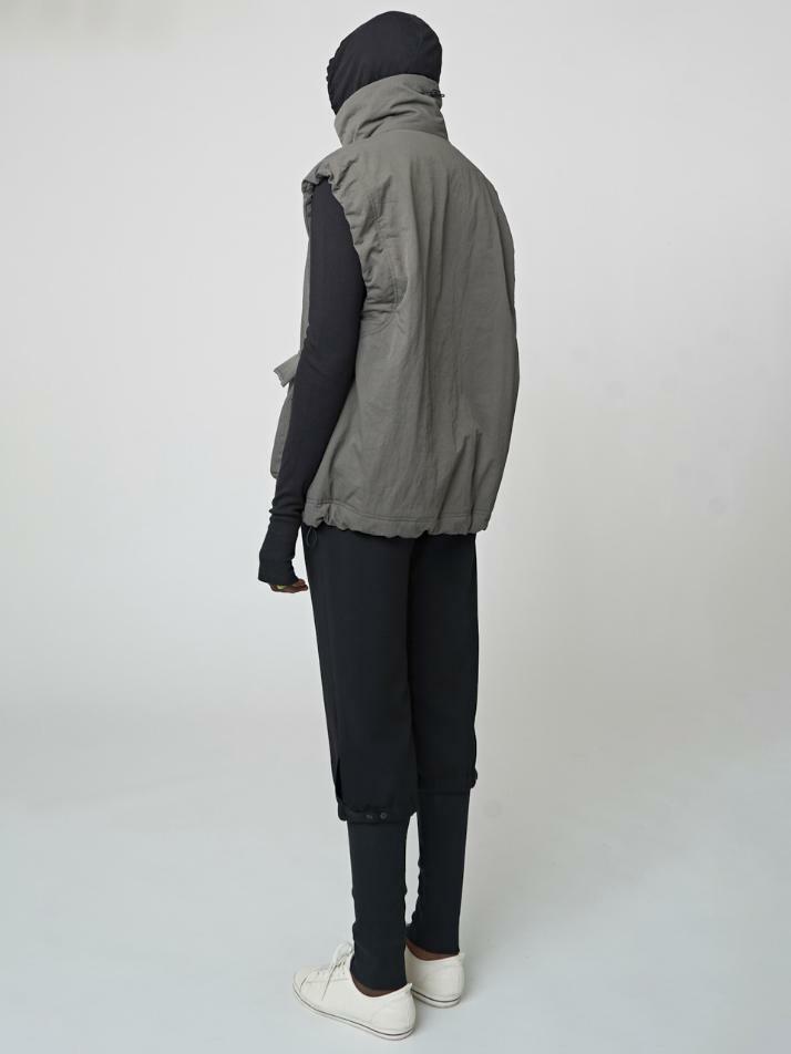 AU32VT01 풀집 패디드 베스트_그레이