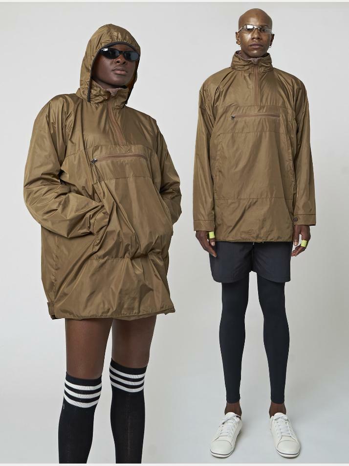 AU32JO05 패커블후디 아노락_다크 베이지