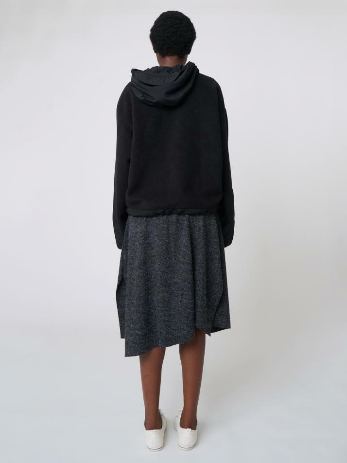 AU42HL01 플리스 테크 아노락_블랙