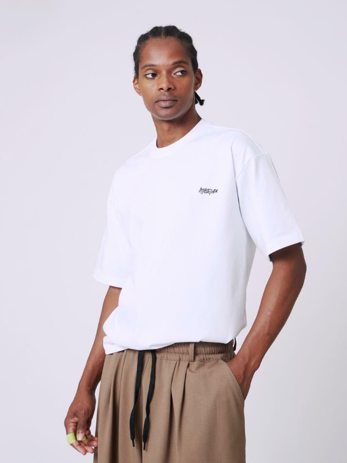 AU42PT07  클래식 와이드 팬츠_다크 베이지