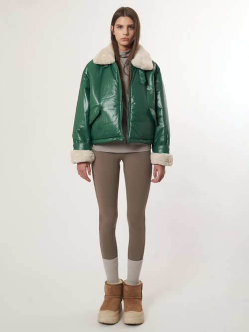 AW52JP01_퍼 패치 패딩점퍼_애시드그린