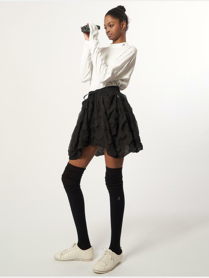 AW61PS02_더블 도트 볼륨 G 쇼츠_블랙