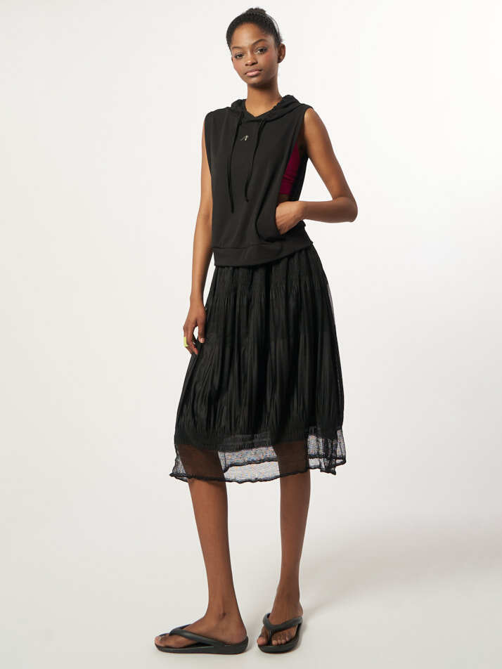 AW61SK01_시어 튤 스커트_블랙