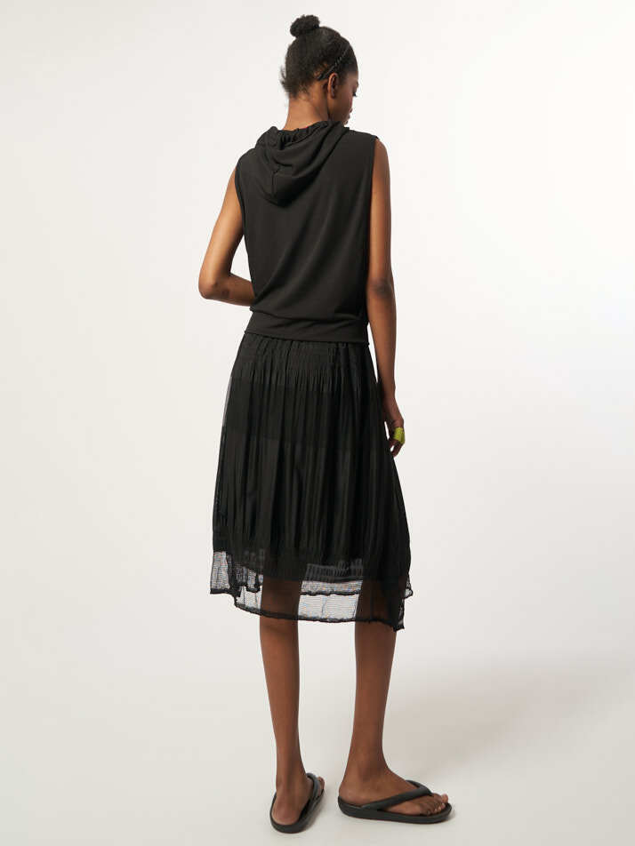 AW61SK01_시어 튤 스커트_블랙
