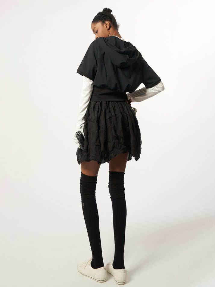 AW61PS02_더블 도트 볼륨 G 쇼츠_블랙