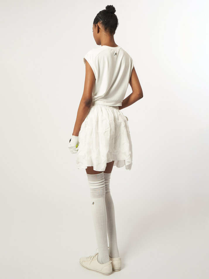 AW61PS02_더블 도트 볼륨 G 쇼츠_오프화이트